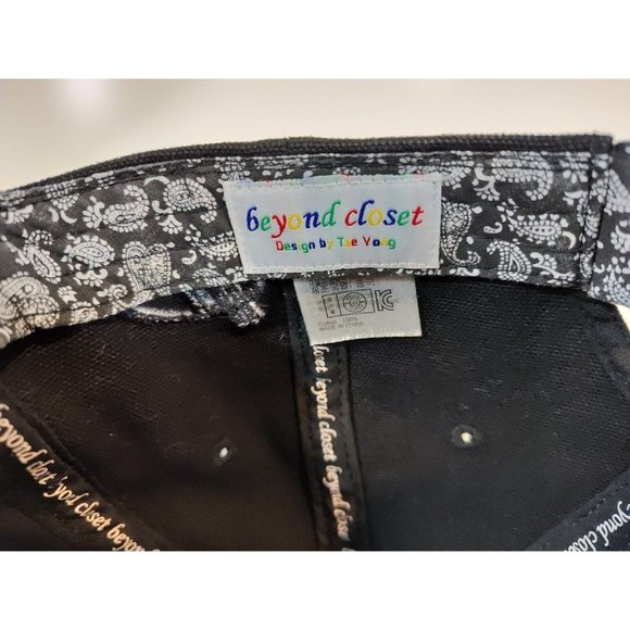 Beyond Closet Tae Yong Design Swag Hat Cap Flatbill Tie Back Canvas - Picture 6 of 7